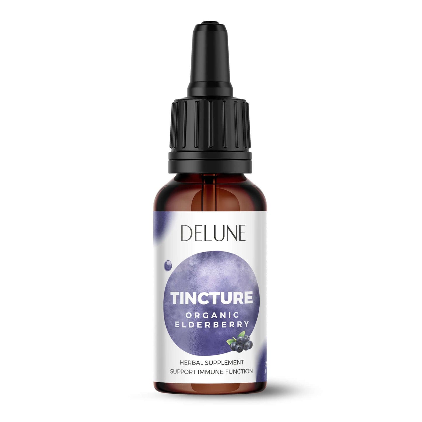 Organic Elderberry Herbal Tincture - Delune