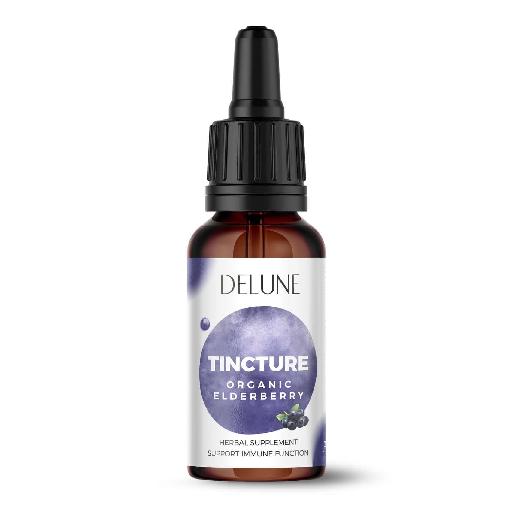 Organic Elderberry Herbal Tincture - Delune