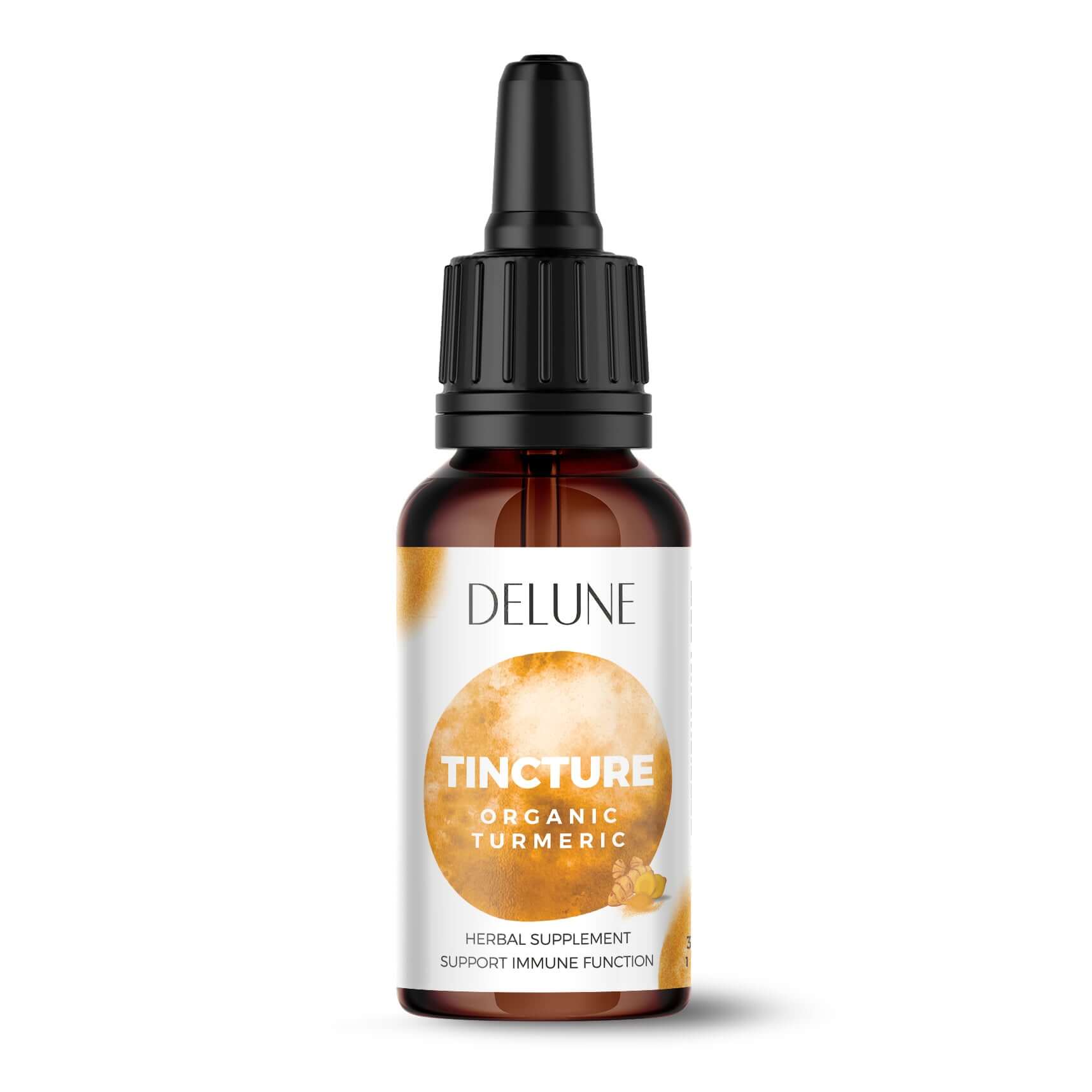 Organic Turmeric Herbal Tincture - Delune