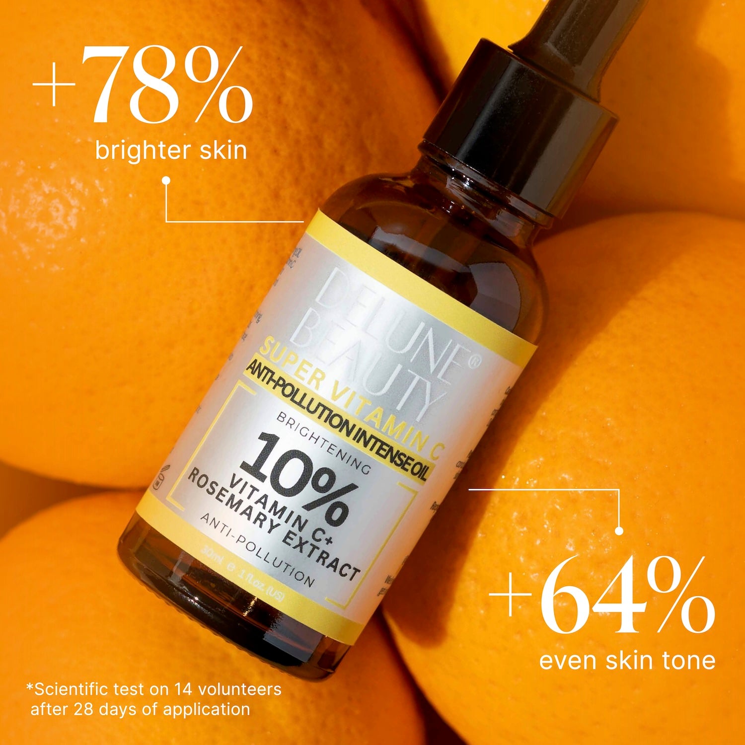 Super Vitamin C™ 10% Anti-Pollution Brightening Oil - Delune
