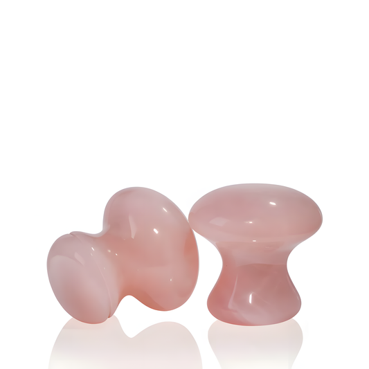 Jade Quartz Mushroom Eye Massage Tool - Delune