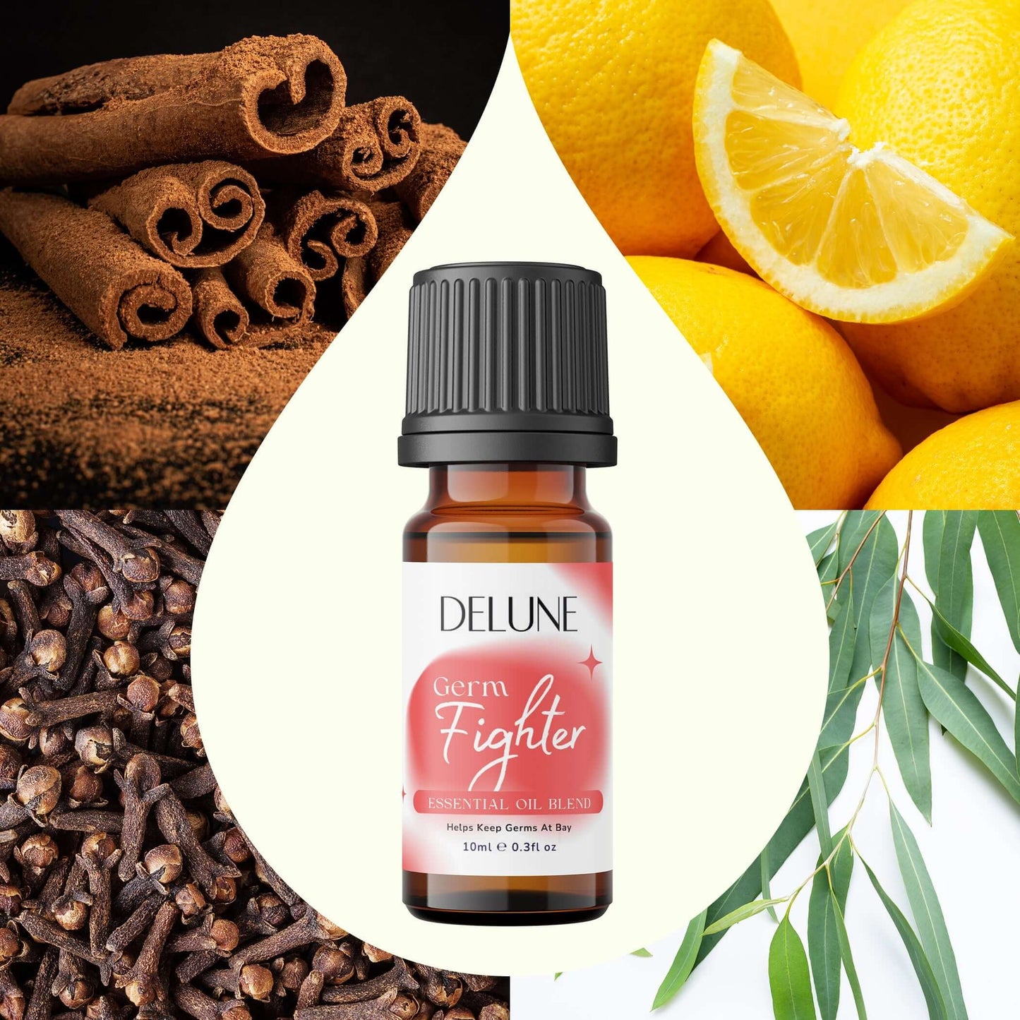 Germ Fighter Essential Oil Blend - Delune