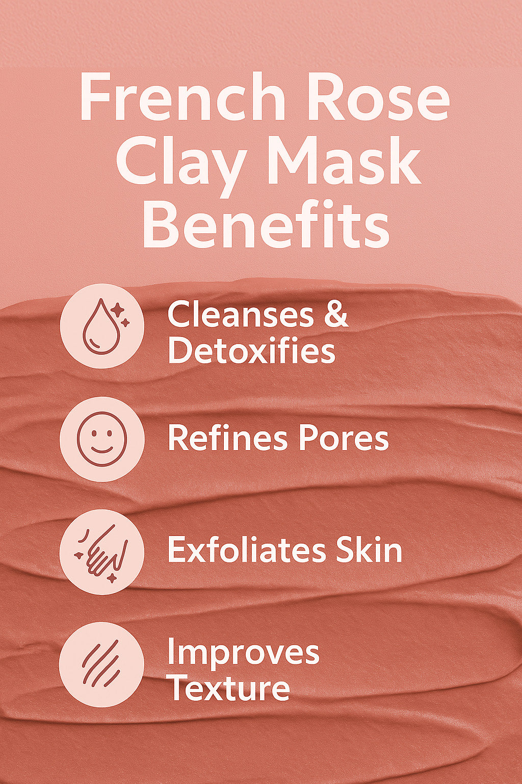 French Rose Clay Mask - Delune