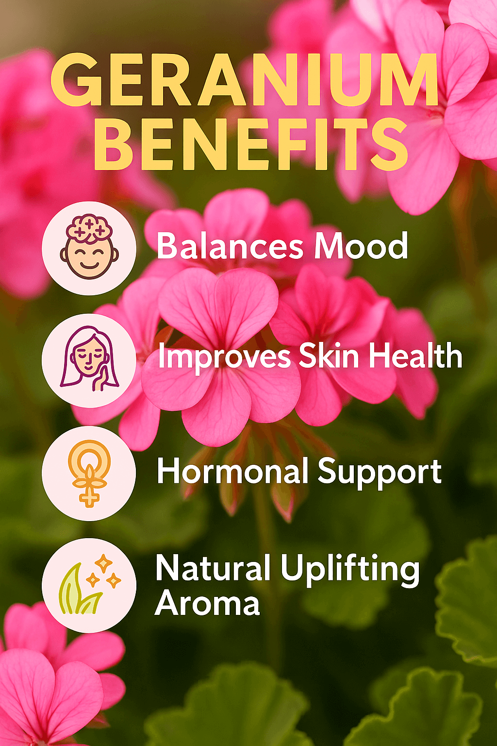 Geranium Pure Essential Oil - Delune