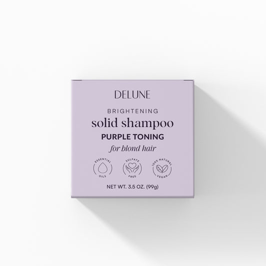 Purple Solid Shampoo Bar — Cool Tones • Brass Neutraliser