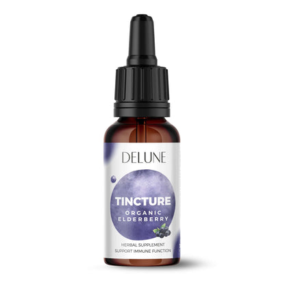 Organic Elderberry Herbal Tincture - Delune 