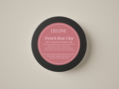 French Rose Clay Mask - Delune 