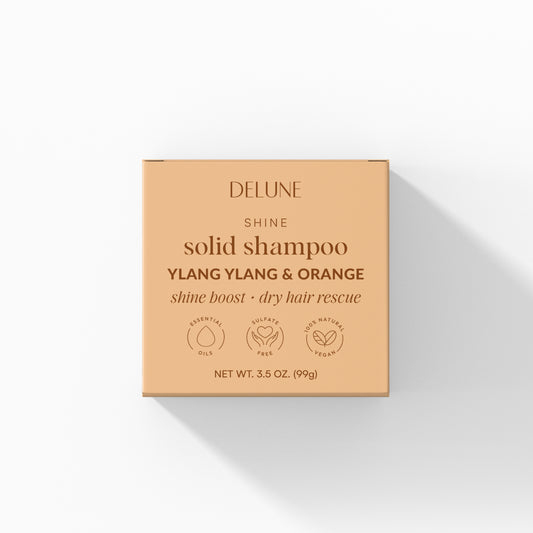 Ylang Ylang & Orange Solid Shampoo Bar - Shine Boost · Dry Hair Rescue