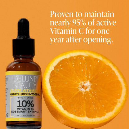 Super Vitamin C™ 10% Anti-Pollution Brightening Oil - Delune 