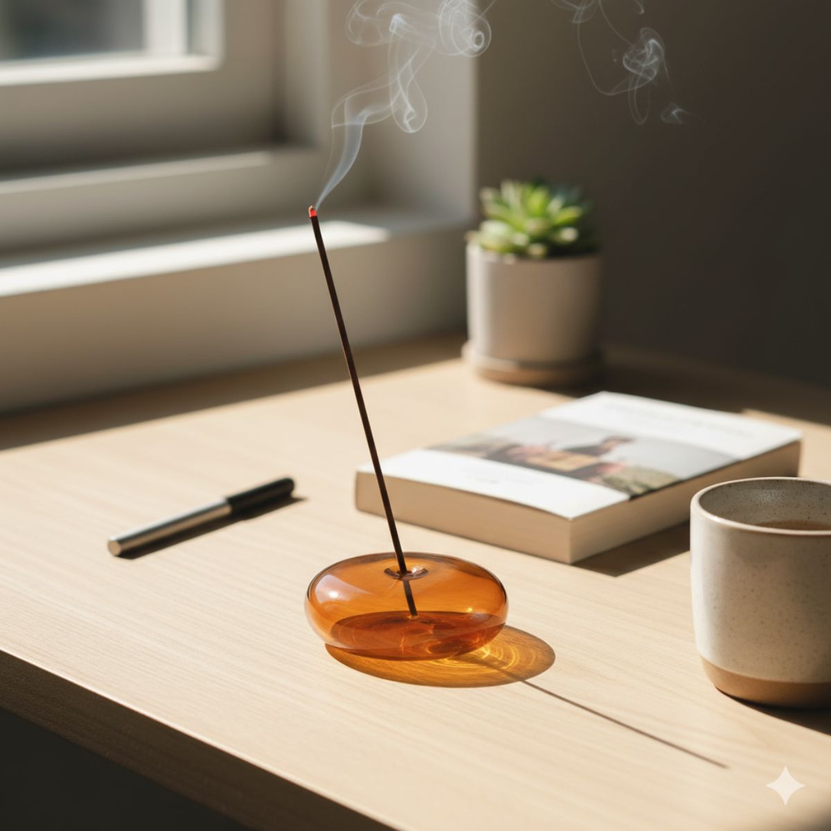 Glass Vessel Incense Holder - Delune 