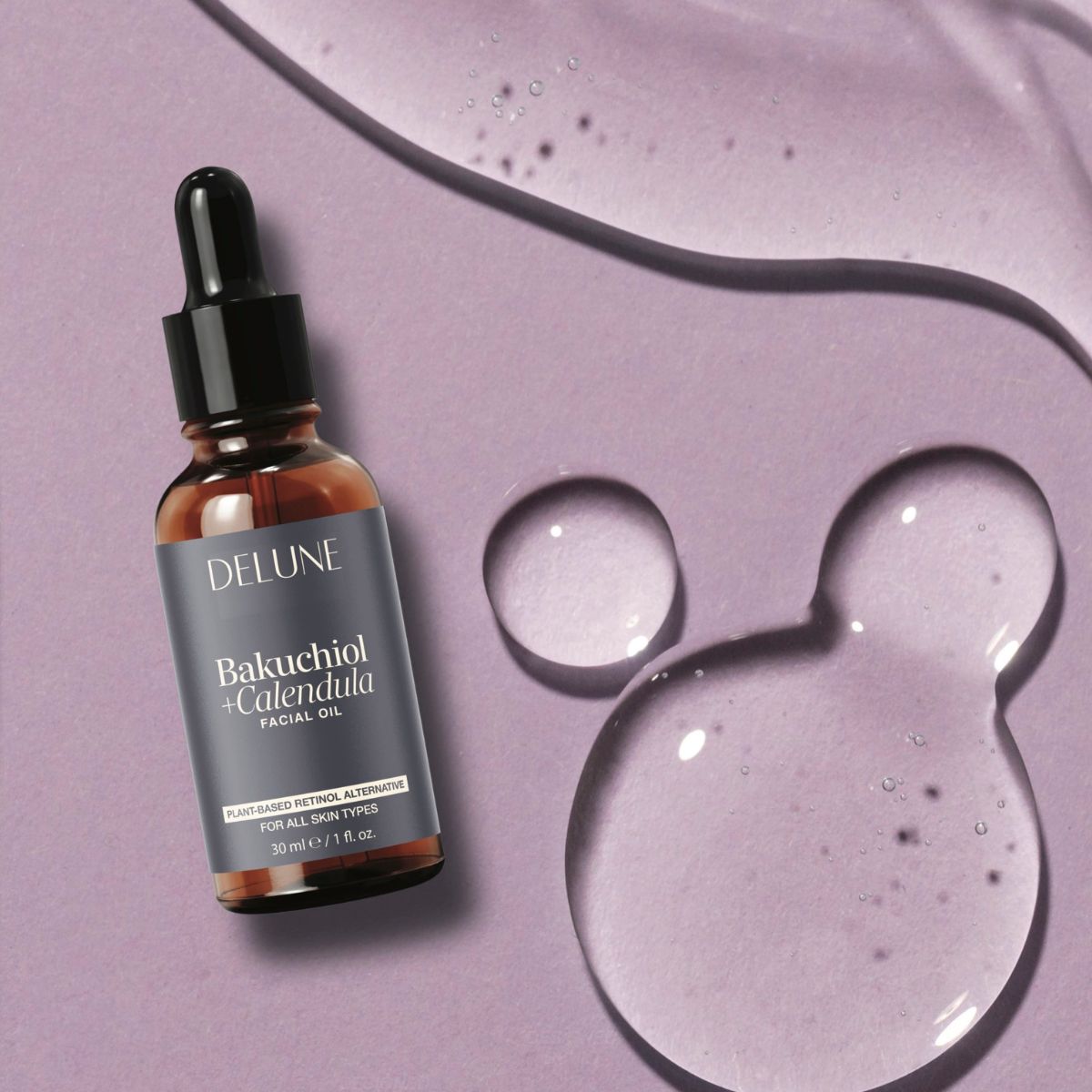 Bakuchiol + Calendula Facial Oil - Delune 
