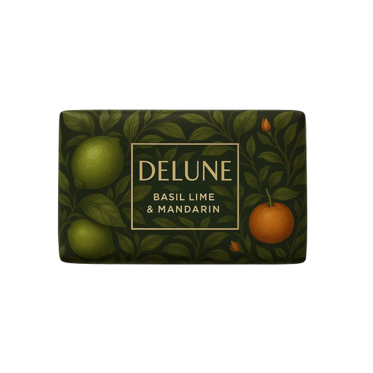 Basil Lime & Mandarin - Bar Soap - Delune