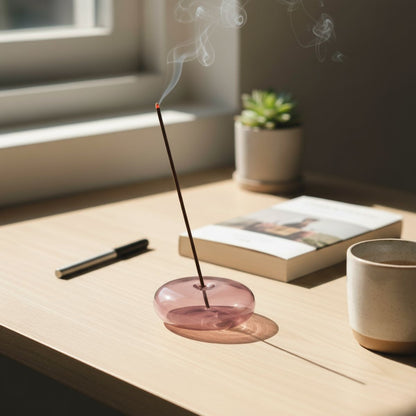 Glass Vessel Incense Holder - Delune 