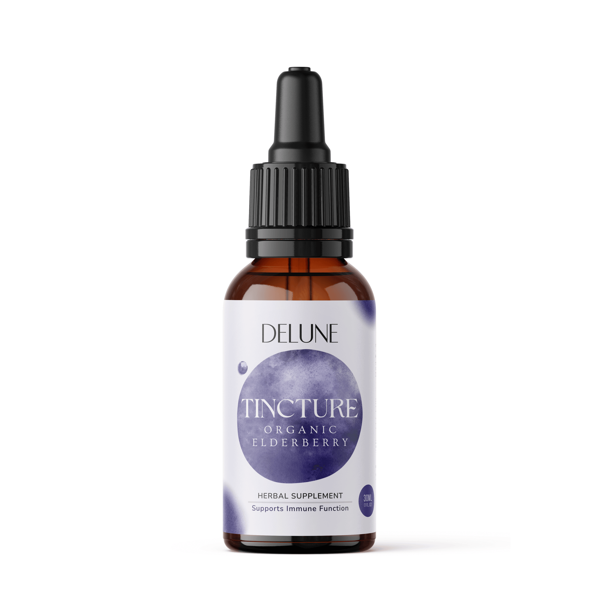 Organic Elderberry Herbal Tincture - Delune 