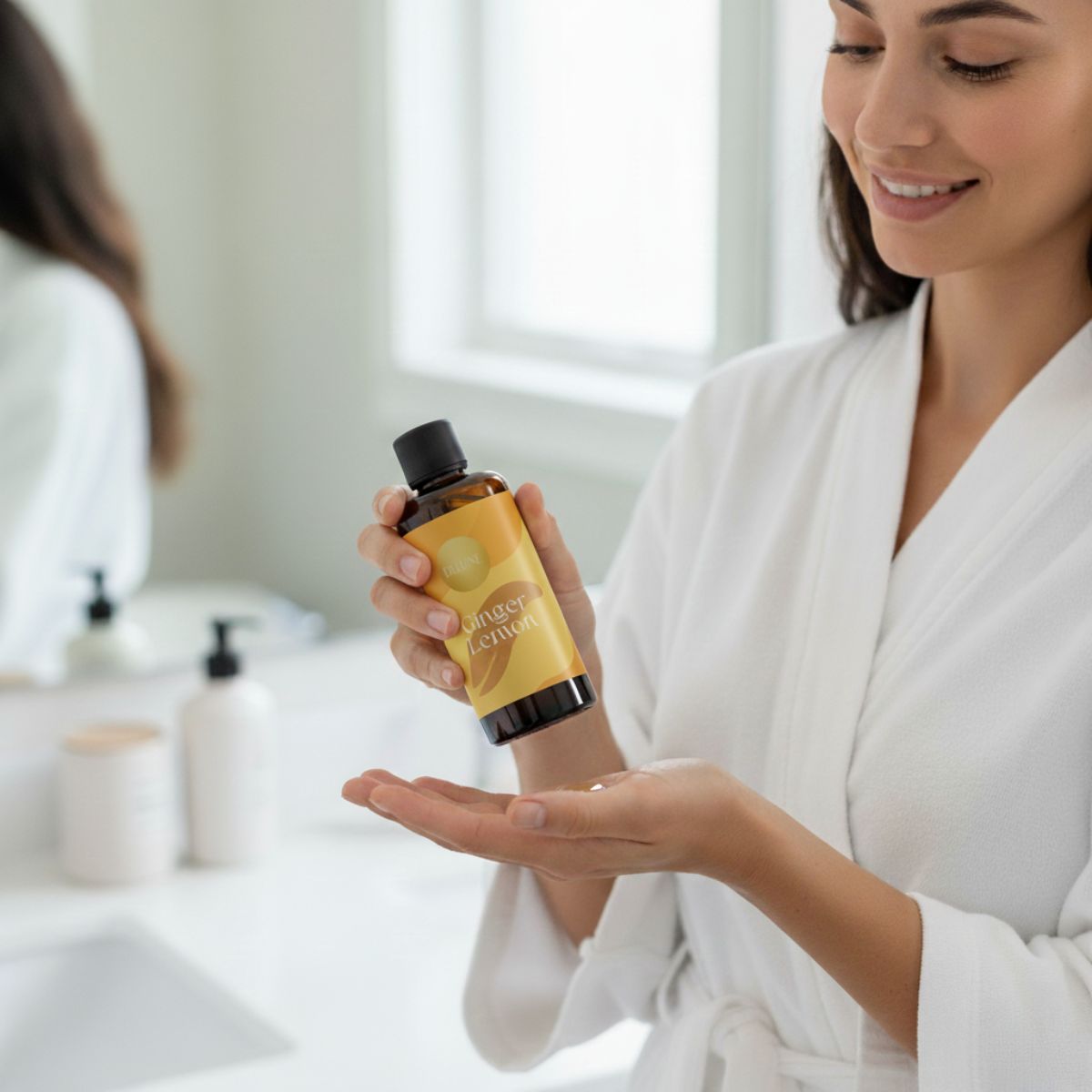 Ginger Lemon Body Oil - Delune 