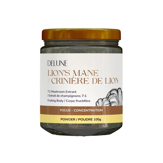 Organic Lion's Mane Mushroom Powder - Delune